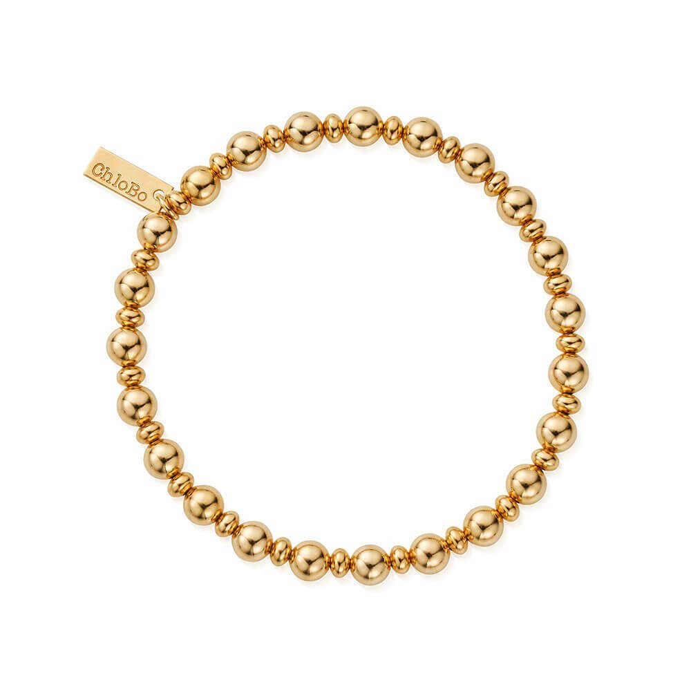 ChloBo 18CT Gold Plated Men's Slim Round Bracelet - MococoChloBoGBSLMRM9508638659184Bracelets