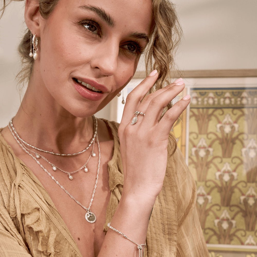 Chlobo 925 Sterling Silver Ethereal Pearl Drop Earrings - MococoChloBoSEDRP9504111484571Earrings