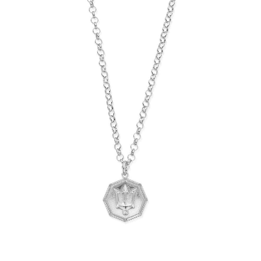 ChloBo 925 Sterling Silver Men's Belcher Chain Trident Necklace - MococoChloBoSCBEL3C022M9502461288337Necklaces