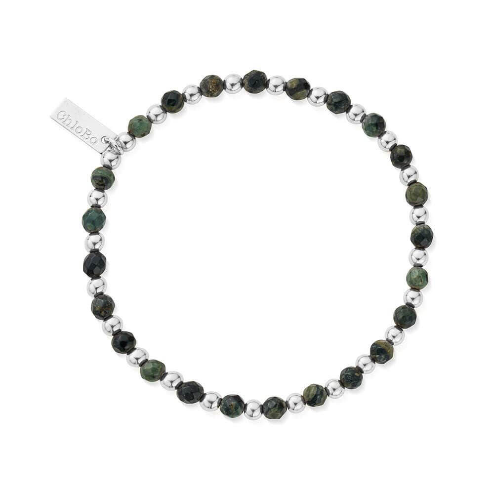 ChloBo 925 Sterling Silver Men's Kambaba Jasper Ball Bracelet - MococoChloBoSBKJBM9505162419949Bracelets