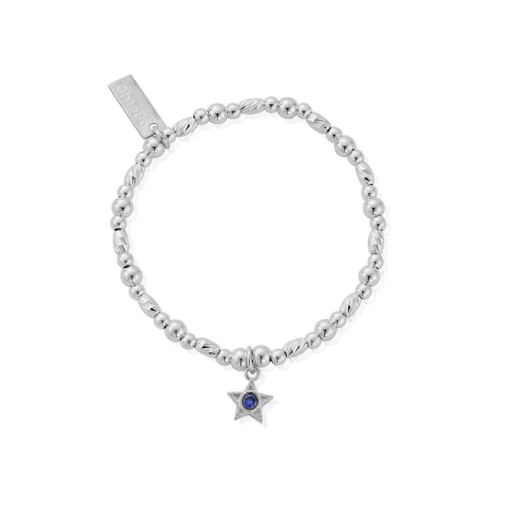 ChloBo Blue Sapphire September Birthstone Children’s Bracelet - MococoChloBoCSBBCB34969506662798237Bracelets