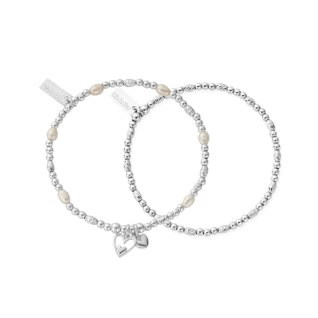 ChloBo Exclusive & Dainty Sparkle Set of 2 Bracelets - MococoChloBoBracelets