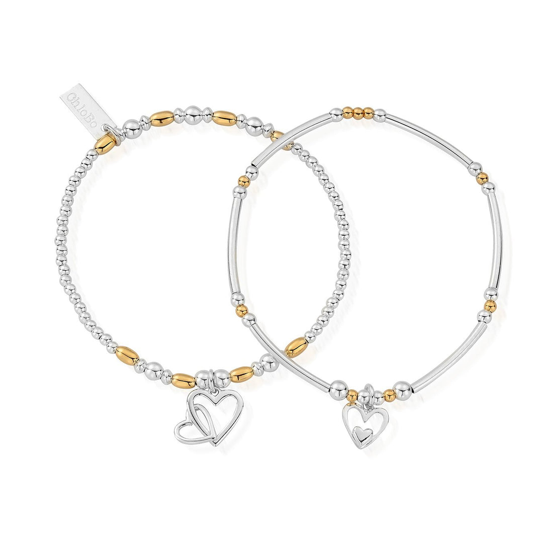 ChloBo Gold and Silver Double Devotion Set of 2 Bracelets - MococoChloBoGMBSET5727320784862040786Bracelets