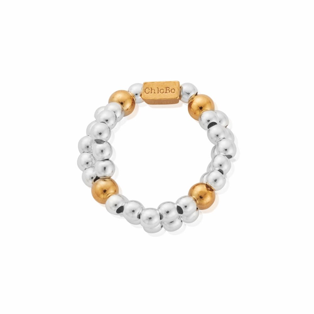 ChloBo Gold and Silver Mixed Metal Entwined Double Ring - MococoChloBoGMR1D9509164517399Rings