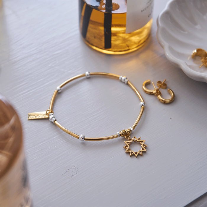 ChloBo Gold and Silver Wishful Soul Star Bracelet - MococoChloBoGMBMNBR11290784862040717Bracelets