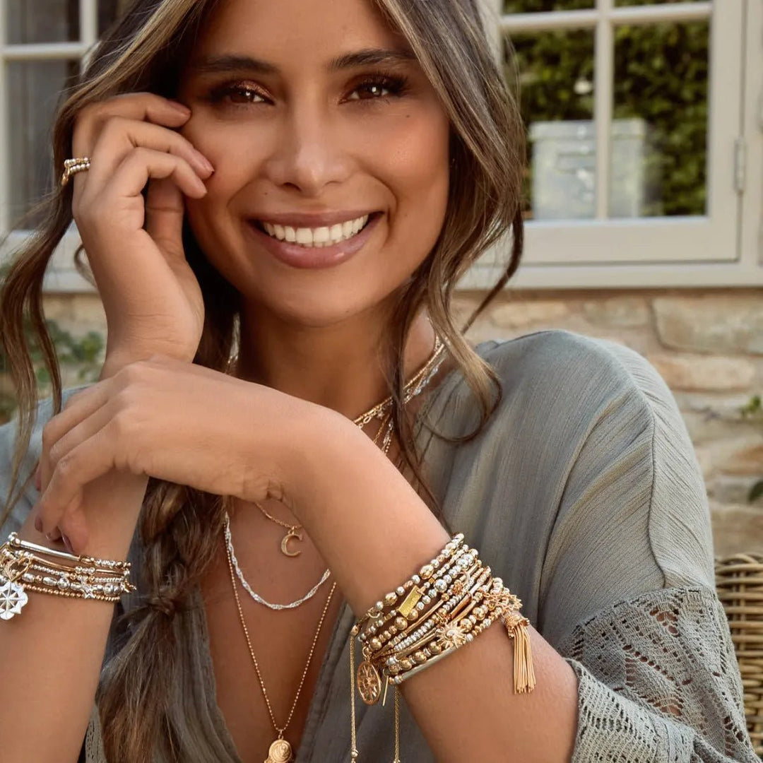 ChloBo Gold and Silver Wishful Soul Star Bracelet - MococoChloBoGMBMNBR11290784862040717Bracelets