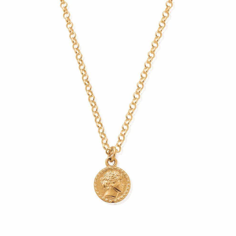 ChloBo Gold Belcher Chain Aphrodite Goddess Necklace - MococoChloBoCC-G-NE-21-S19506275185745Necklaces