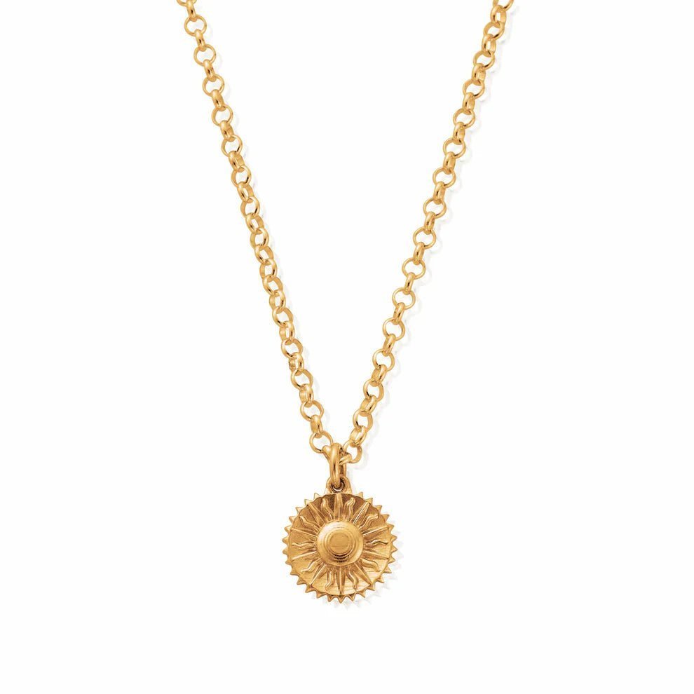 ChloBo Gold Belcher Chain Sun Necklace - MococoChloBoCC-G-NE-23-S19505285621311Necklaces
