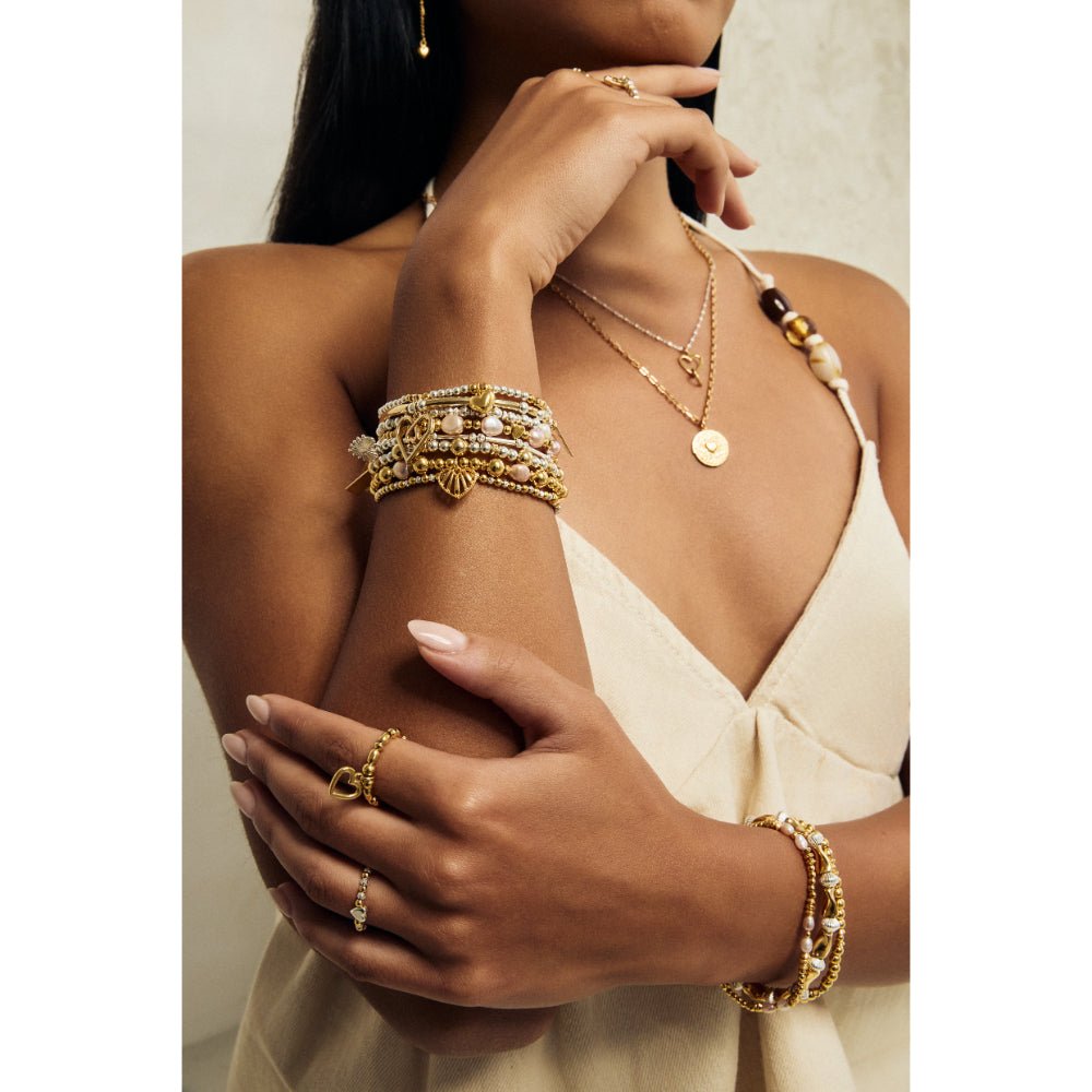 ChloBo Gold Cute Charm Pearl Drop Bracelet - MococoChloBoGBCCPD9501932227622Bracelets