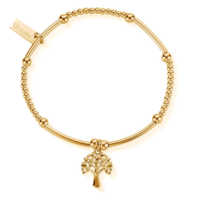 ChloBo Gold Cute Mini Heart Tree of Life Bracelet - MococoChloBoGBCM7750784862039995Bracelets