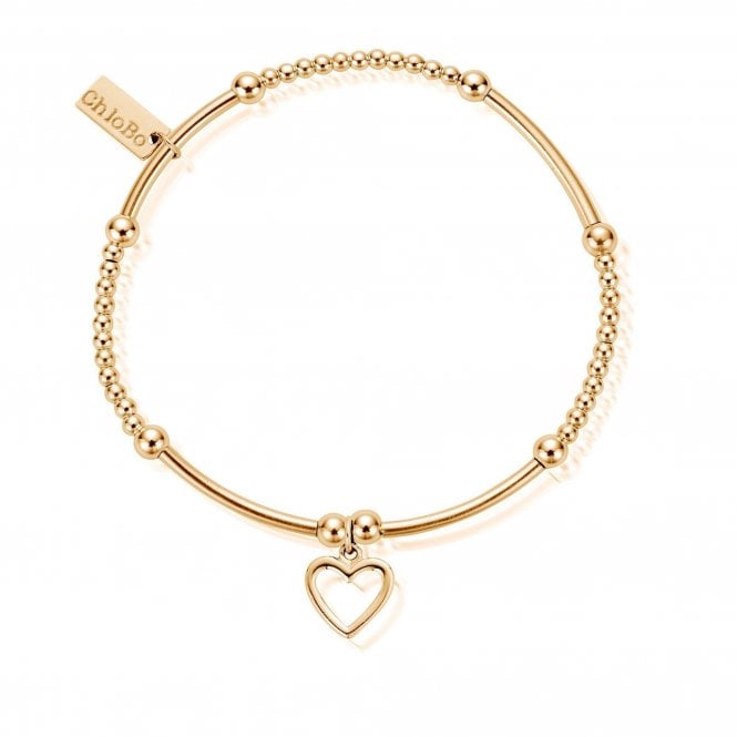 ChloBo Gold Cute Mini Open Heart Bracelet - MococoChloBoGBCM0065060436640855Bracelets