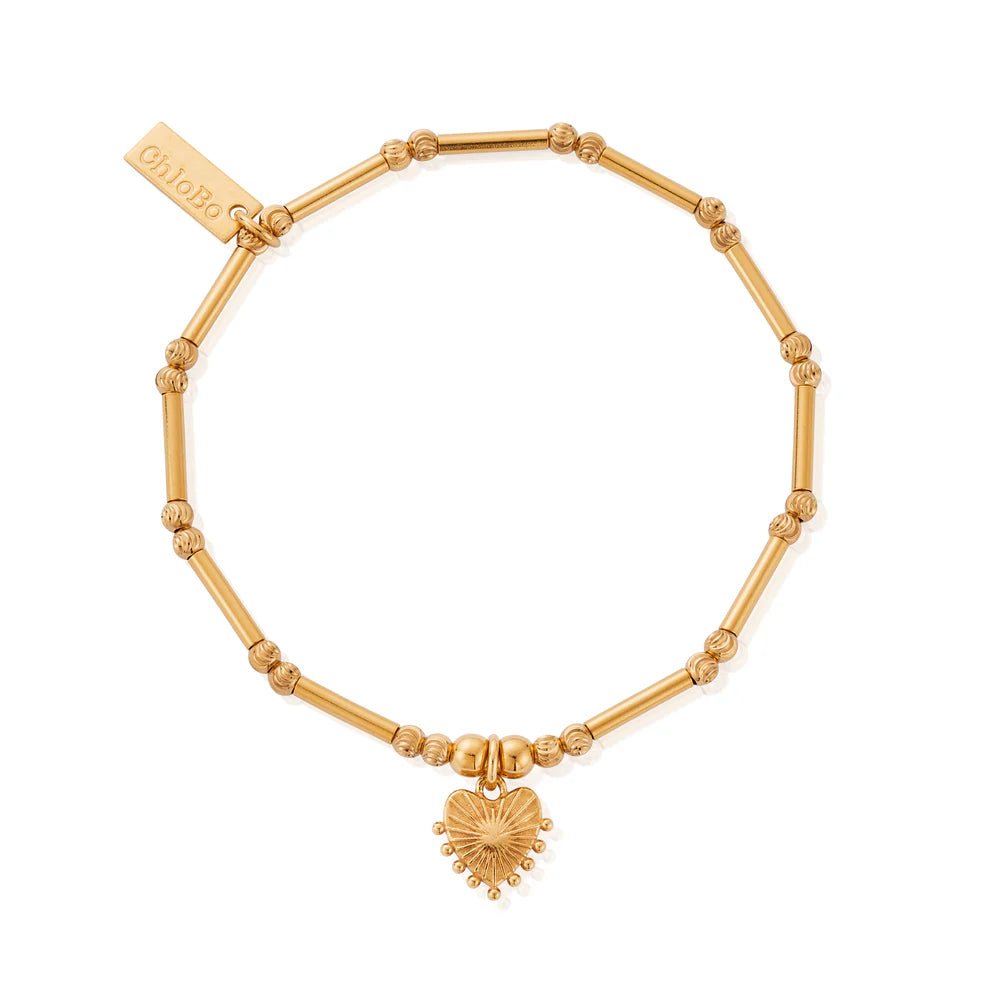 ChloBo Gold Dainty Moon Cut Glowing Beauty Bracelet - MococoChloBoGBMCTN31979509429717540Bracelets