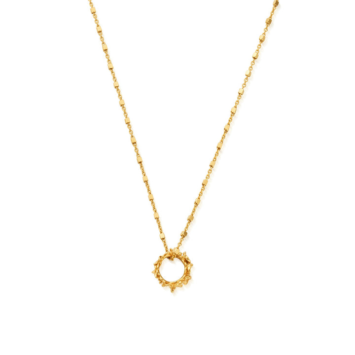 ChloBo Gold Delicate Cube Chain Wisteria Necklace - MococoChloBoGNDC34239502164748572Necklaces