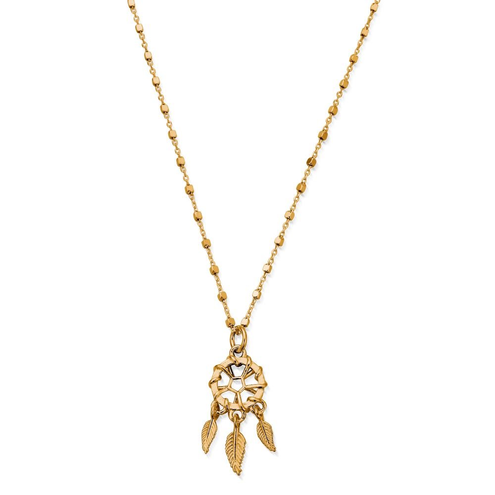 ChloBo Gold Delicate Dream Catcher Necklace - MococoChloBoGNDC32919507953316857Necklaces
