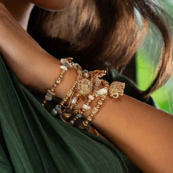 Chlobo Gold Divine Lotus Bracelet - MococoChloBoGBAP3529/WEB9507397333489Bracelets