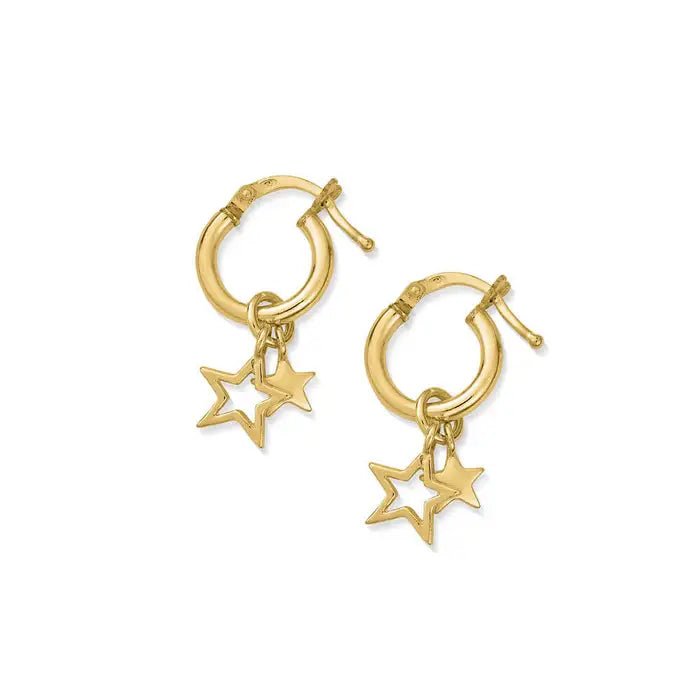 ChloBo Gold Double Star Hoops - MococoChloBoGEH11280754169352134Earrings