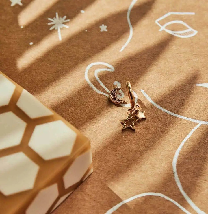 ChloBo Gold Double Star Hoops - MococoChloBoGEH11280754169352134Earrings