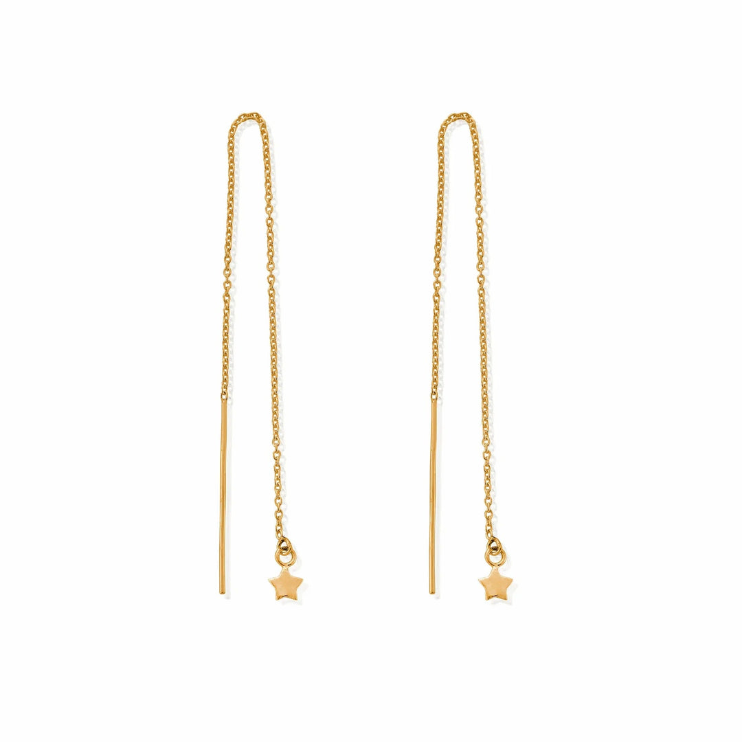 ChloBo Gold Dream Achiever Pull Through Earrings - MococoChloBoGEDR25690784862044883Earrings
