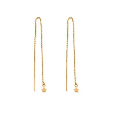 ChloBo Gold Dream Achiever Pull Through Earrings - MococoChloBoGEDR25690784862044883Earrings