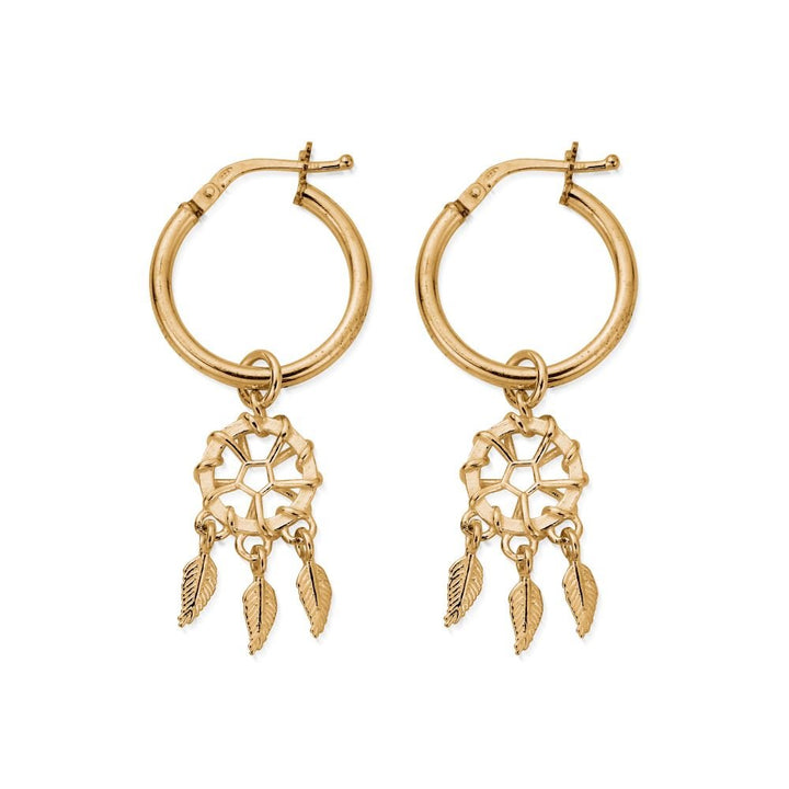 Chlobo Gold Dream Catcher Hoop Earrings - MococoChloBoGEH32919506329942461Earrings