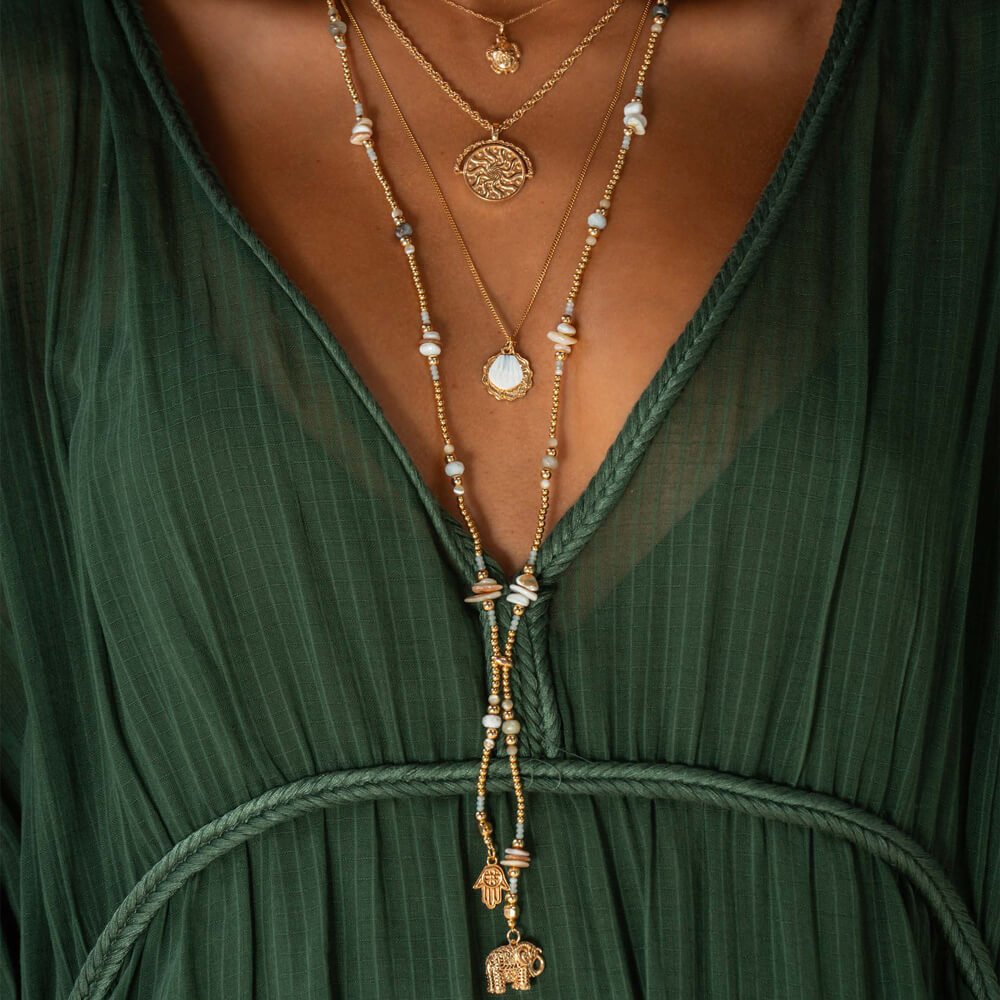 Chlobo Gold Dream Waves Necklace - MococoChloBoGNS3541/WEB9509792947292Necklaces