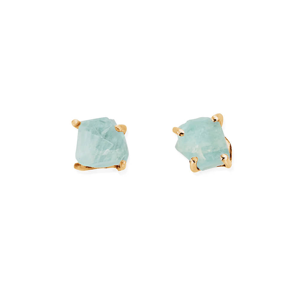 Chlobo Gold Harmony Stone stud Earrings - MococoChloBoGEST3543/WEB9503528697611Earrings