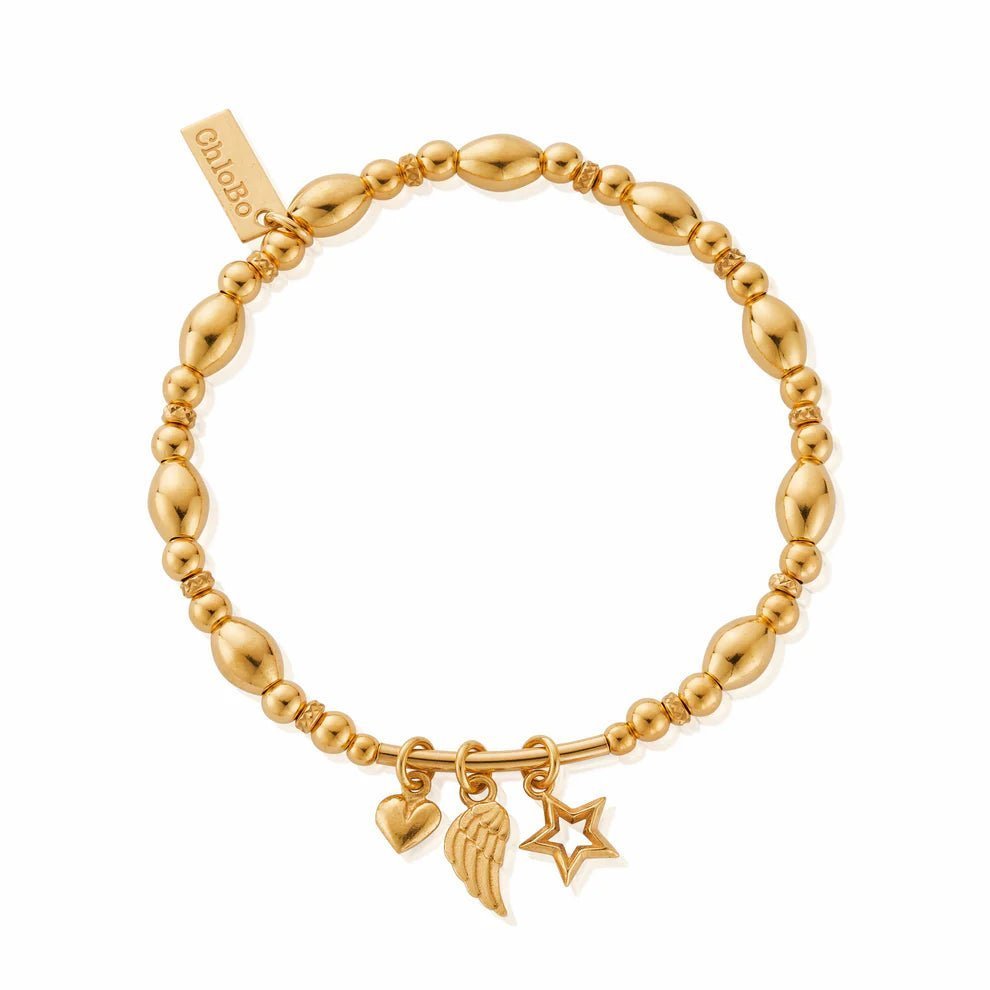 ChloBo Gold Hope and Wisdom Bracelet - MococoChloBoGBMULHW9507319182393Bracelets