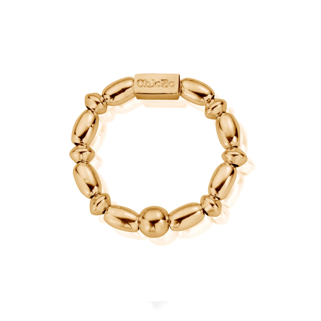 ChloBo Gold Mini Rice Plain Ring - MococoChloBoGRMR10784862040410Rings