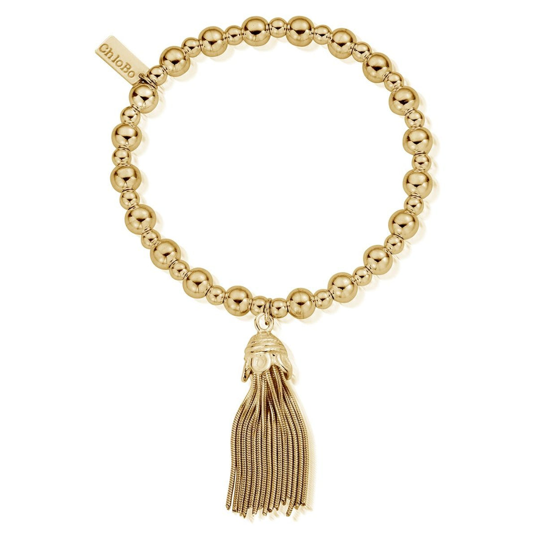 ChloBo Gold Mini Small Ball Tassel Bracelet - MococoChloBoGBMSB21020754169351922Bracelets