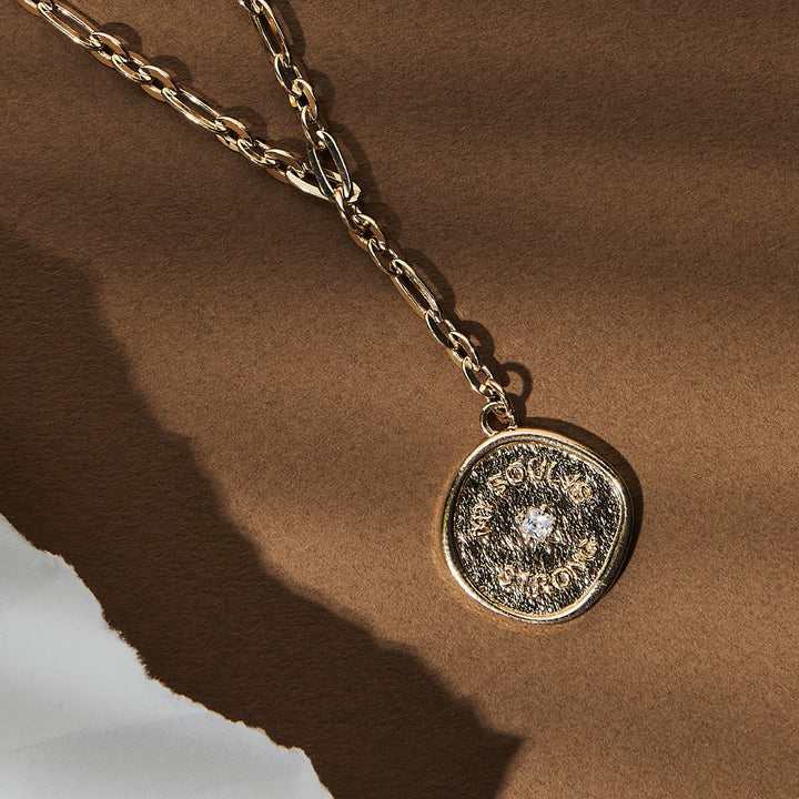 ChloBo Gold My Soul Is Strong Necklace - MococoChloBoGN34739506914461636Necklaces