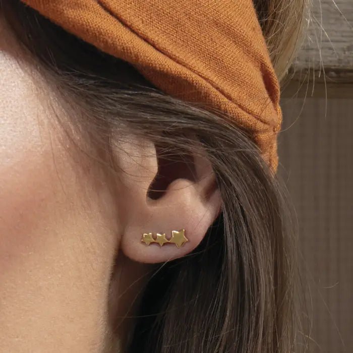 ChloBo Gold Shooting Star Earrings - MococoChloBoGEST11220784862040564Earrings