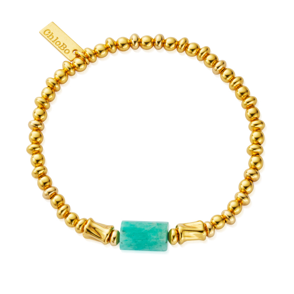 Chlobo Gold Spirit Stone Balance Bracelet image