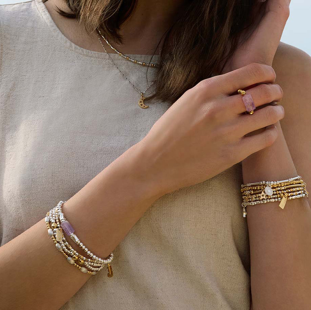 Chlobo Gold Spirit Stone Calming Ring image 1