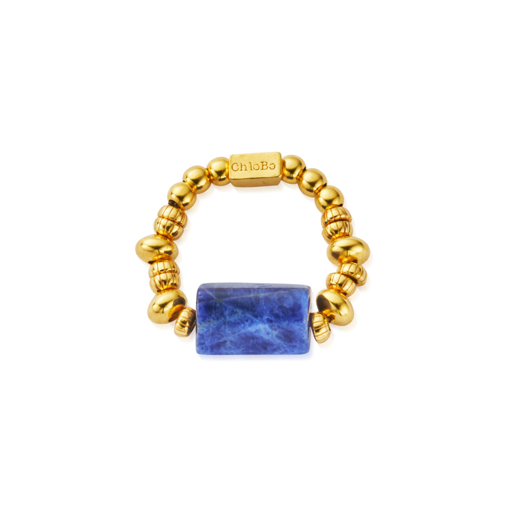 Chlobo Gold Spirit Stone Guidance Ring image