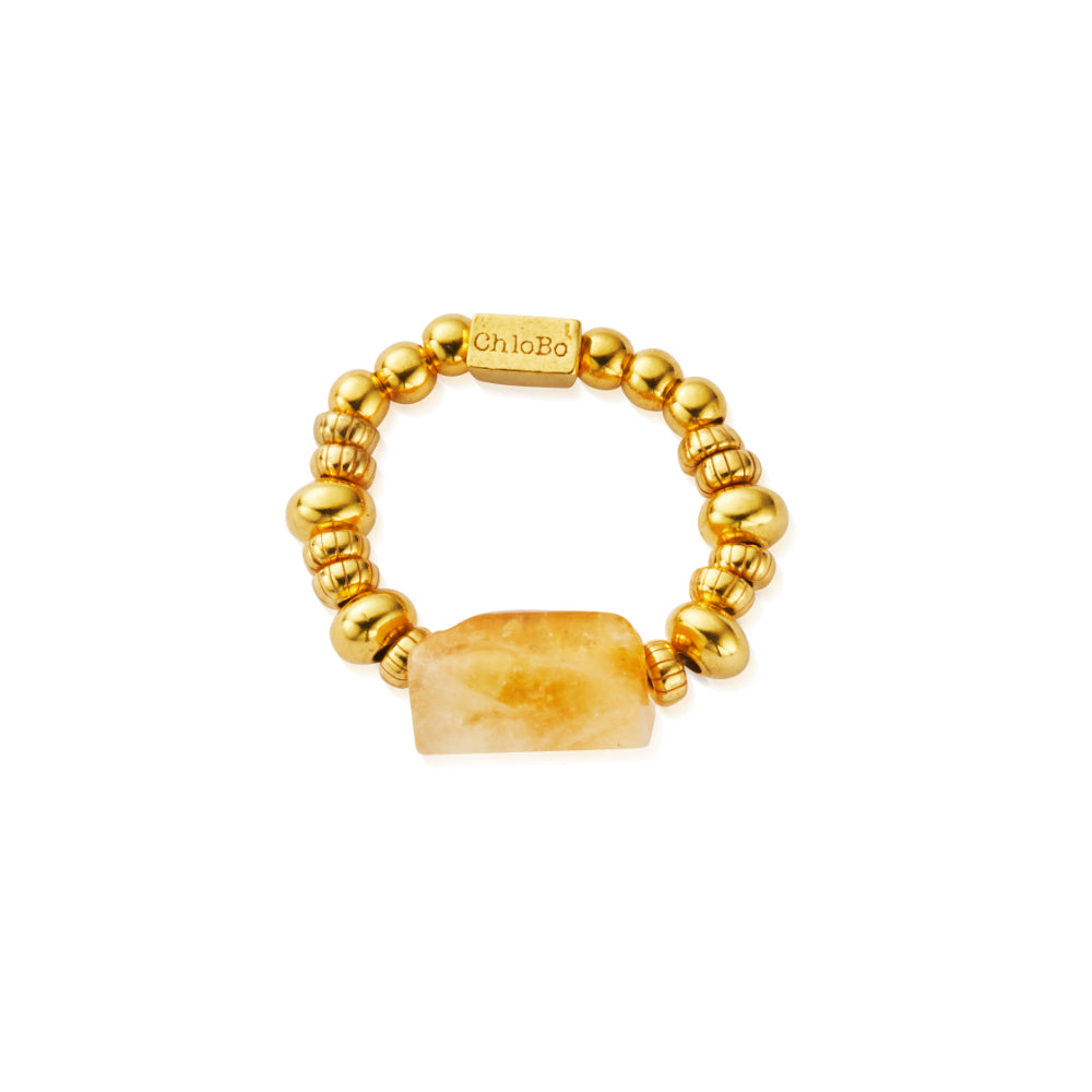 Chlobo Gold Spirit Stone Joy Ring image