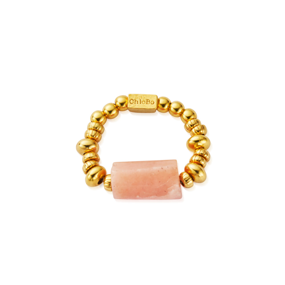 Chlobo Gold Spirit Stone Love Ring image