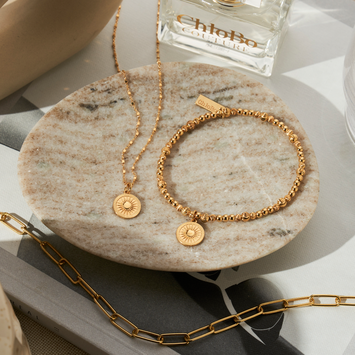ChloBo Gold Sun Catcher Necklace