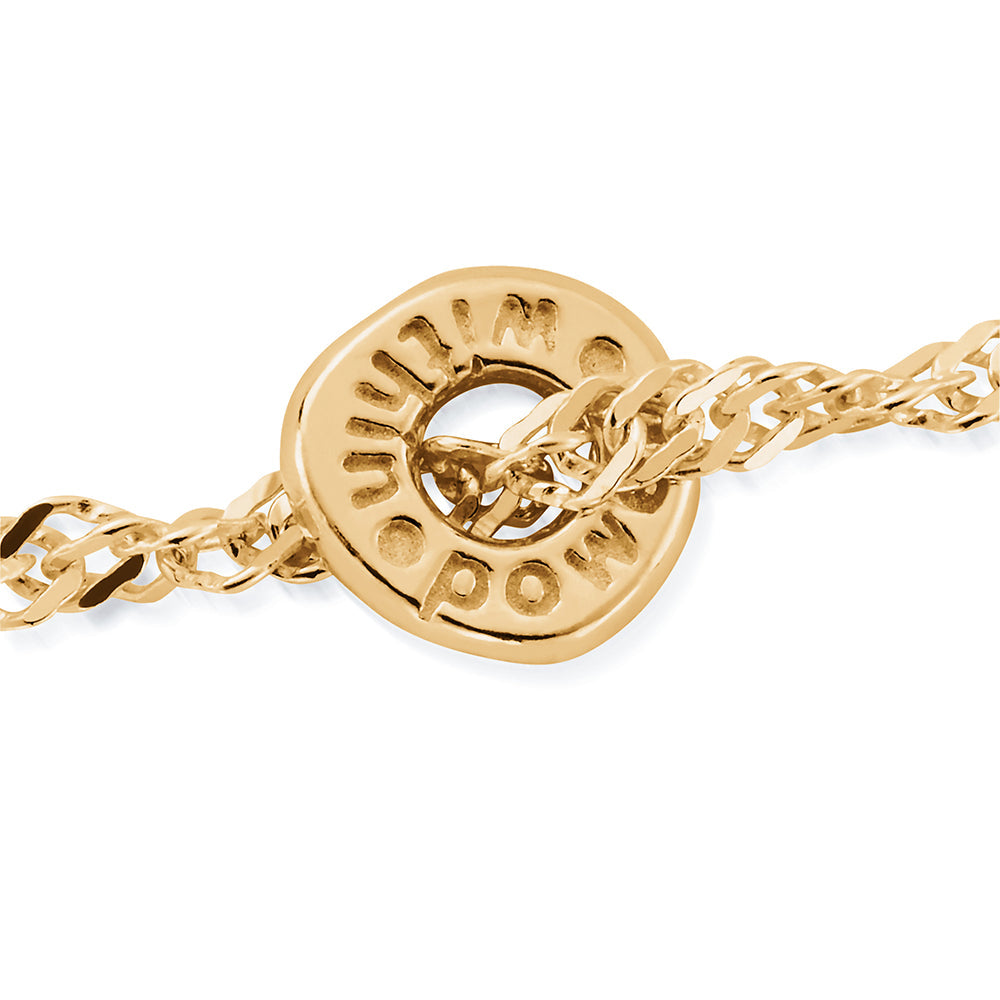 ChloBo Gold Twisted Rope Power Within Bracelet Image 2