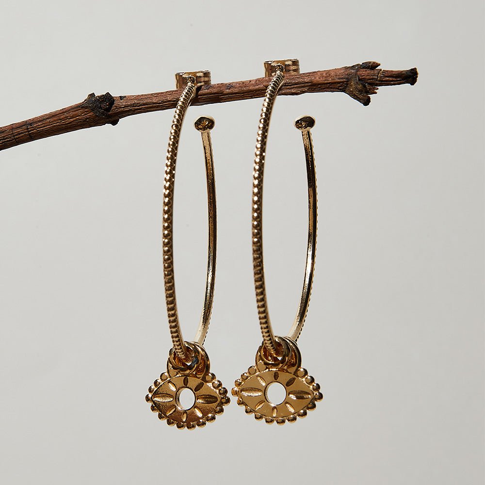 ChloBo Gold Visionary Hoop Earrings - MococoChloBoGEH34759508492866858Earrings