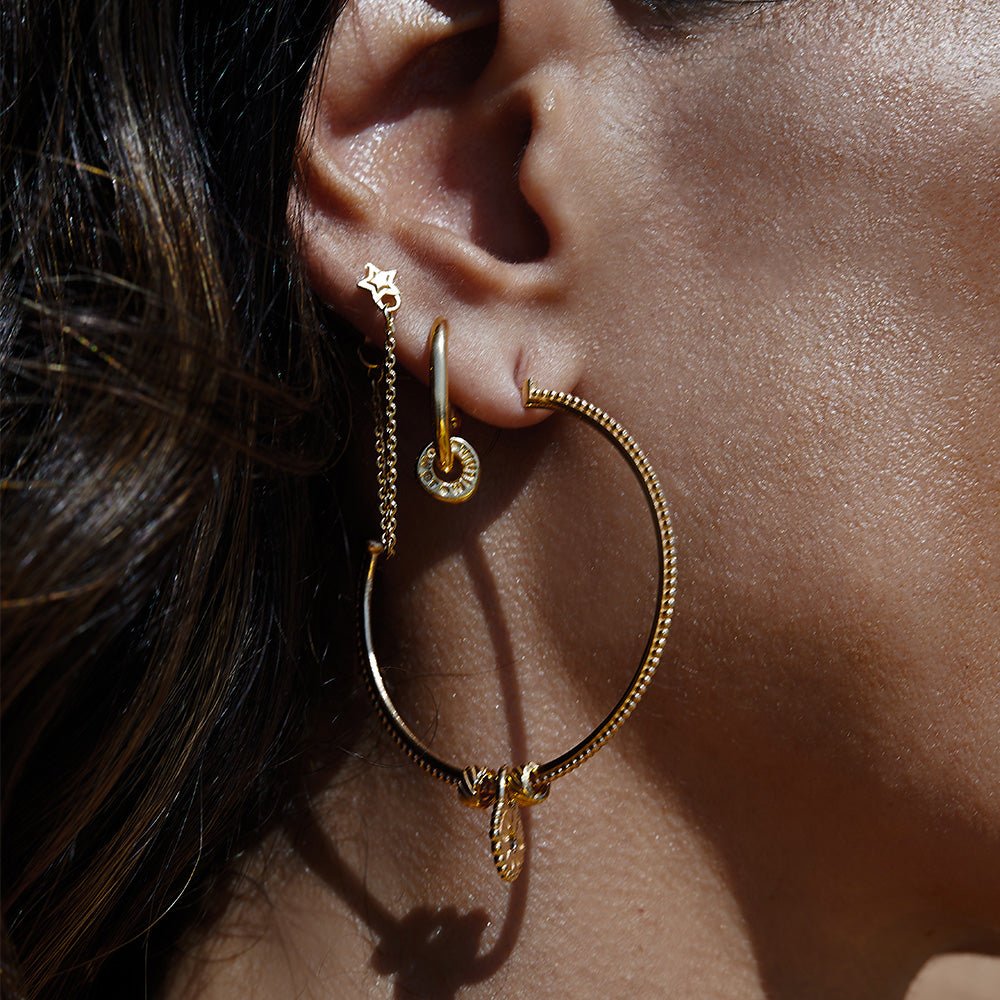 ChloBo Gold Visionary Hoop Earrings - MococoChloBoGEH34759508492866858Earrings