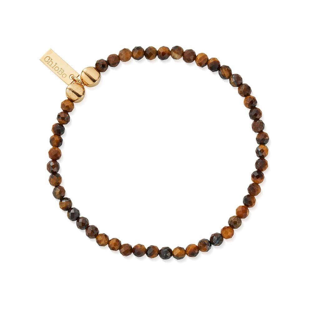 ChloBo Men's Gold Tiger's Eye Bracelet - MococoChloBoGBTESBM5060436644181Bracelets