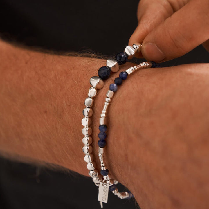 ChloBo Men's Sodalite Cube Bracelet - MococoChloBoSBSCM9506899186364Bracelets