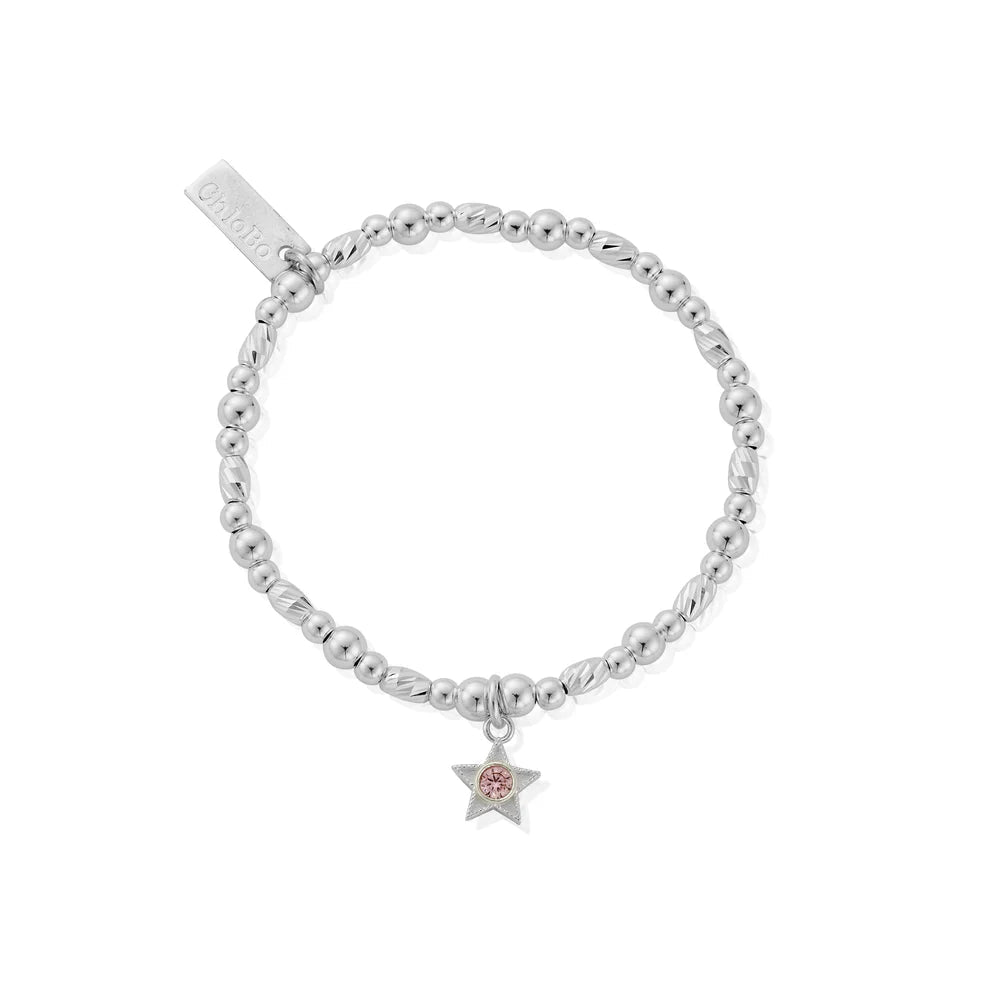 ChloBo Pink October Birthstone Children’s Bracelet - MococoChloBoCSBBCB34989507231714474Bracelets