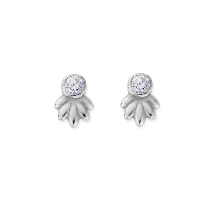 ChloBo Silver and Gold Glistening Flower Bud Stud Earrings - MococoChloBoSEST34449503859641635Earrings