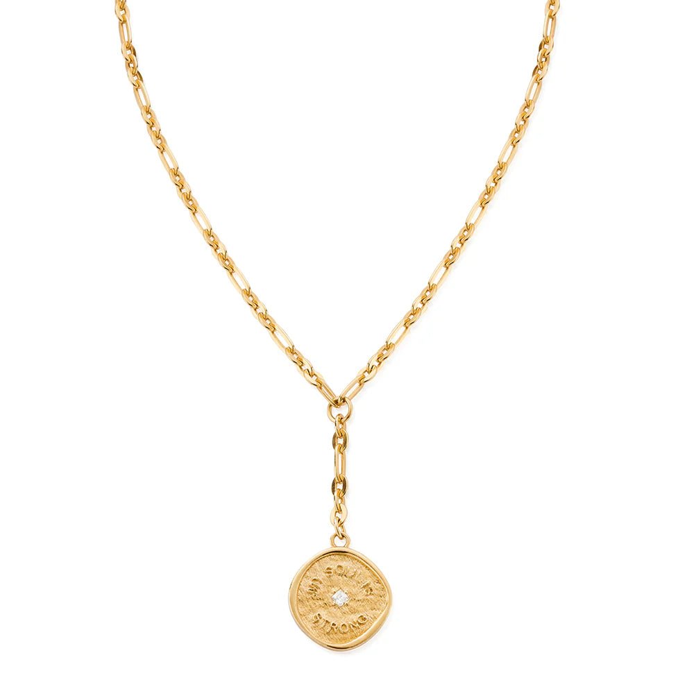 ChloBo Silver and Gold My Soul Is Strong Necklace - MococoChloBoGN34739506914461636Necklace