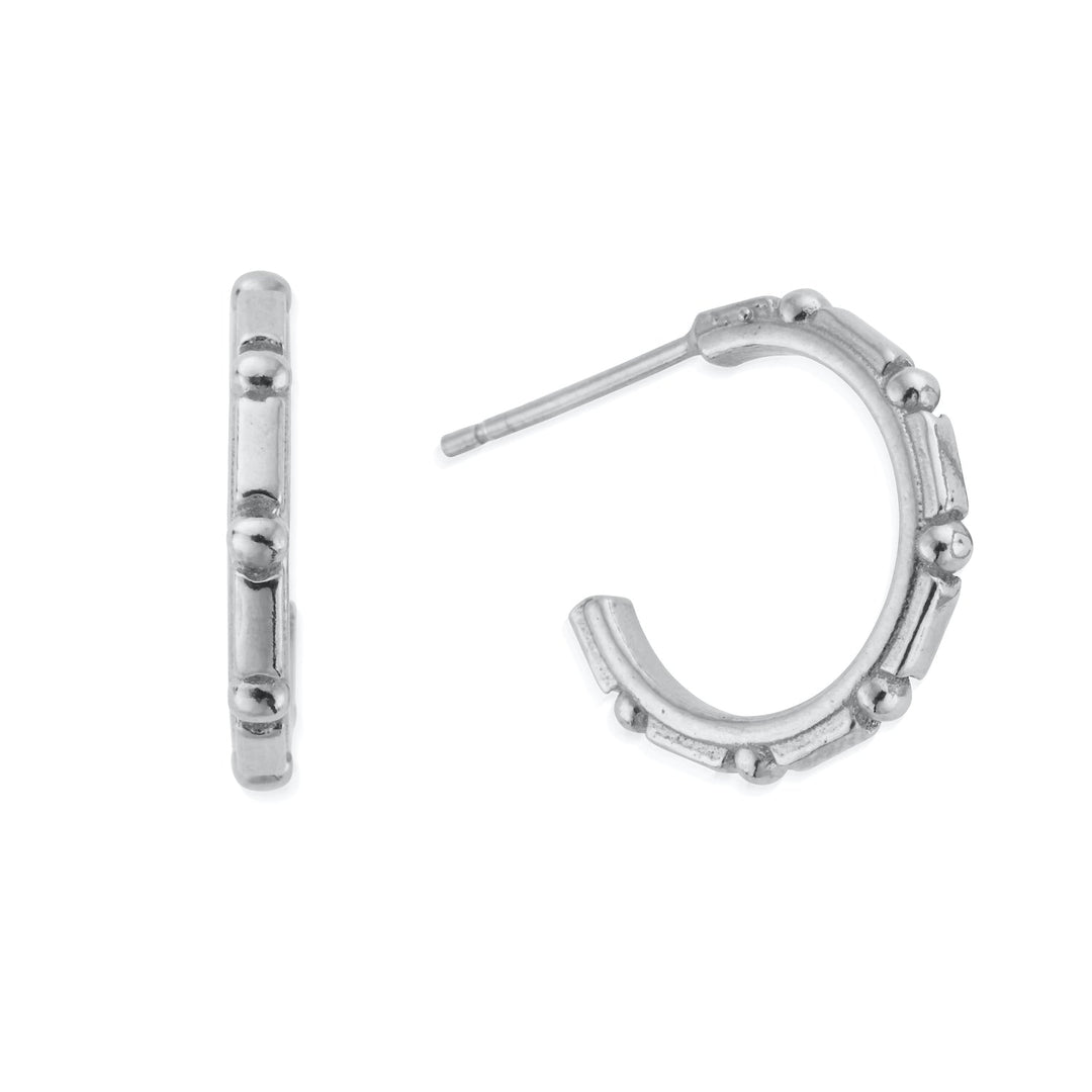 ChloBo Silver Art Deco Hoops - MococoChloBoSEH34489509968258436Earrings