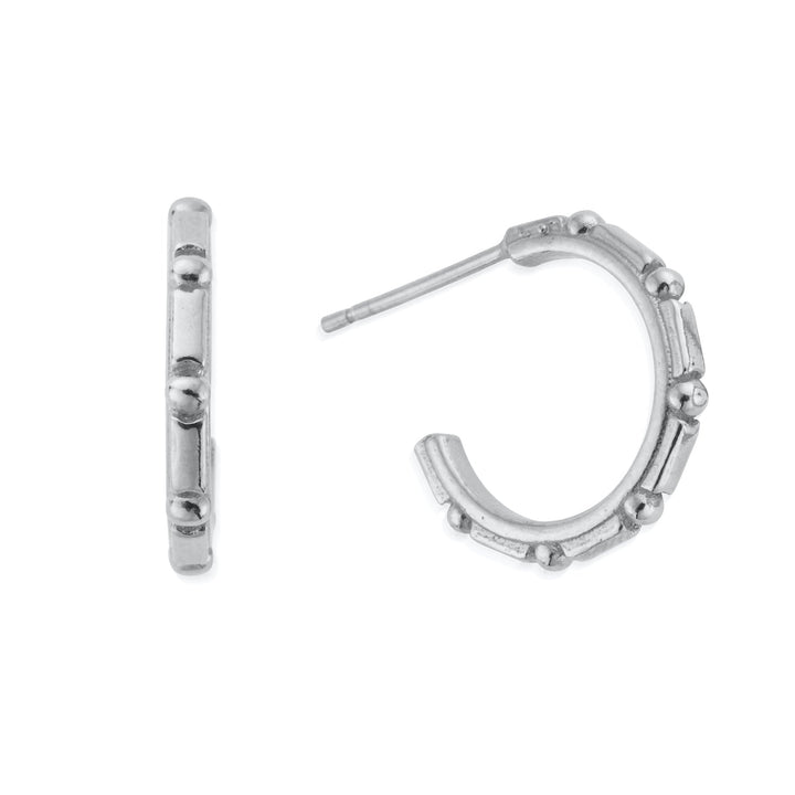 ChloBo Silver Art Deco Hoops - MococoChloBoSEH34489509968258436Earrings