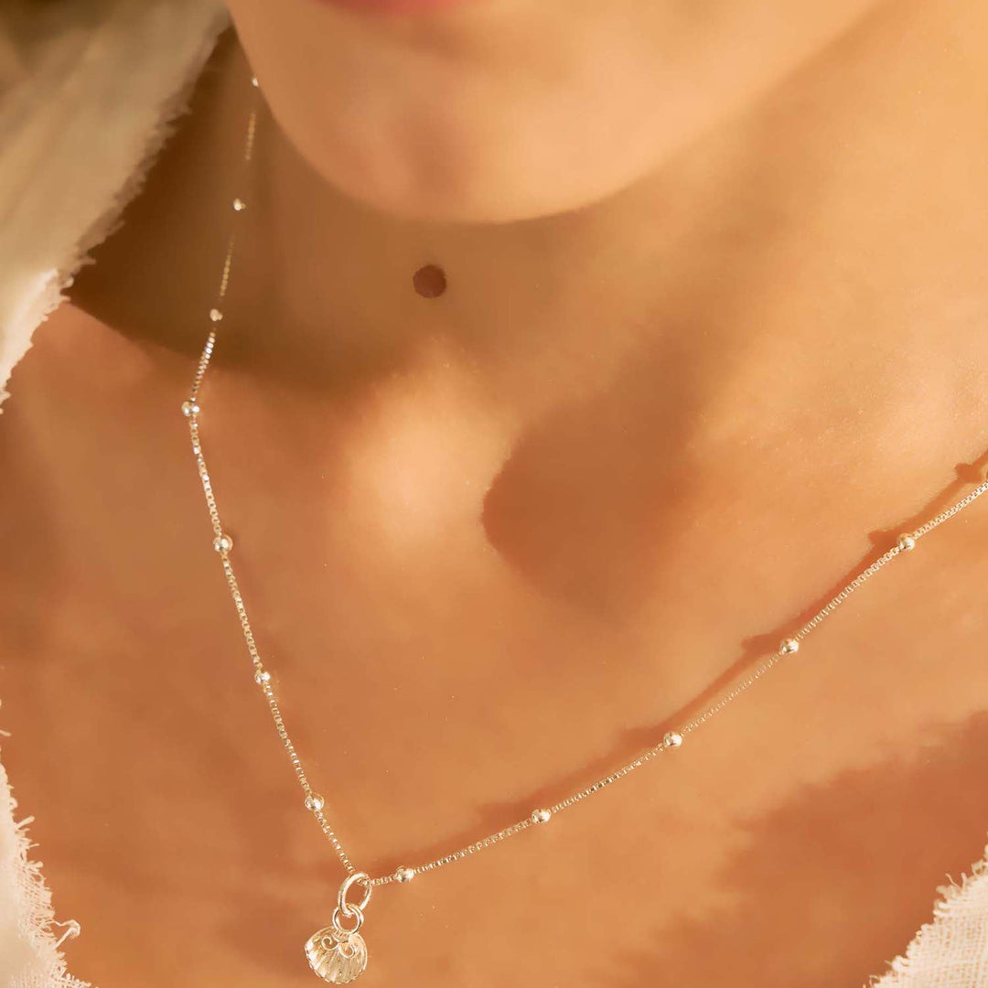ChloBo Silver Bobble Chain Travel Seeker Necklace - MococoChloBoSNBB34029508951791851Necklaces