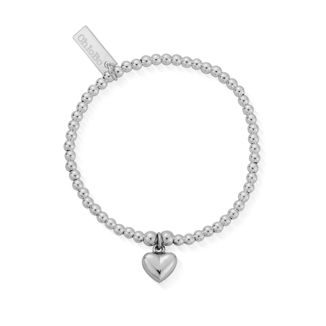 ChloBo Silver Children's Cute Puffed Heart Bracelet - MococoChloBoCSBCC0230784862041158Bracelets