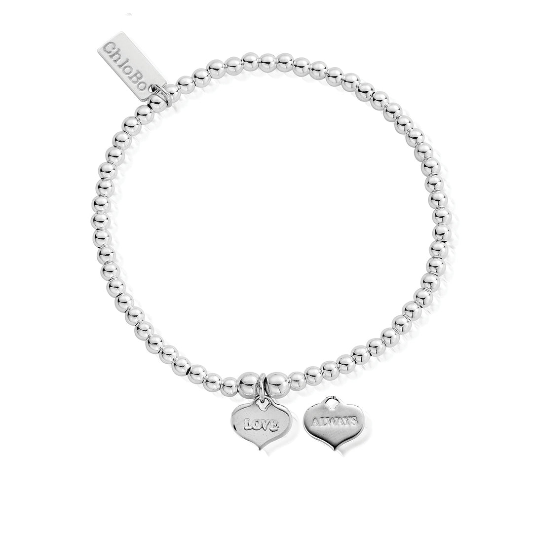 ChloBo Silver Cute Charm Love Always Heart Bracelet - MococoChloBoSBCC2045060436640350Bracelets